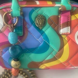 Kurt Geiger Multicolor Quilted Crossbody Bag NEW UNIQUE RARE TO FIND
